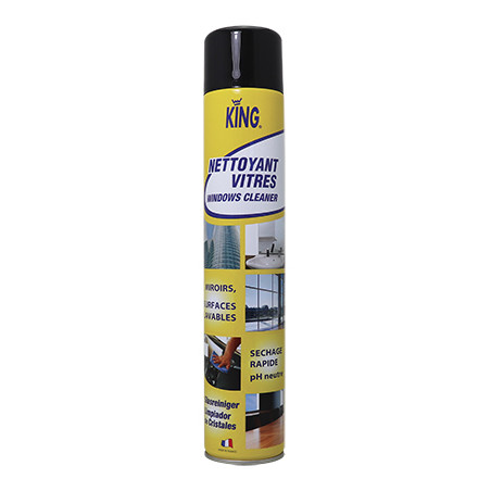 NETTOYANT VITRES KING (A02130) AEROSOL DE 750ML