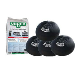 SAC 4 SACHETS 6L DE RESINE QUICKCHANGE DANS UN SAC HERMETIQUE HYDROPOWER UNGER EAU PURE