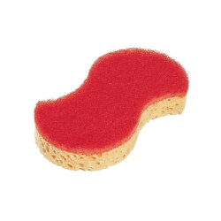 EPONGE DOUBLE FACE ROUGE SPONREX 92 (LOT DE 10)