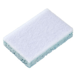 EPONGE DOUBLE FACE BLEUE GM 130X90 SPONREX 79 QUALITE SUPERIEURE (LOT DE 10)