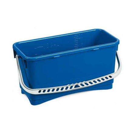 SEAU 20L RECTANGLE BLEU 0701222/B