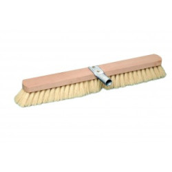 BALAI FIBRE TAMPICO NATUREL 60CM SPECIAL FOUR DOUILLE HORIZONTALE INOX SANS PAS DE VIS 24MM (353)