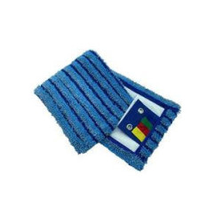 BANDEAU MICROFIBRE POCHES/LANGUETTES 2 OEILLETS AVEC BANDES ABRASIVES ULTIMA BLEU/BLEU 40CM (GOUBLE 0016416)