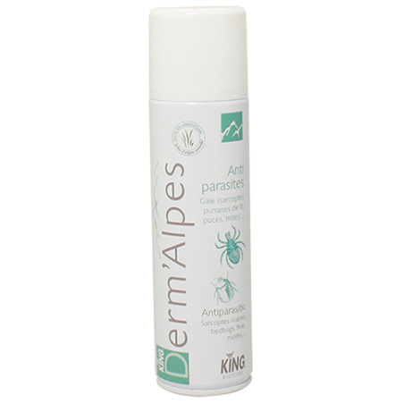 ANTI-PARASITES KING (SARCOPTE DE LA GALE, PUNAISE DE LIT, ACARIENS DE LA POUSSIERE) 250ML