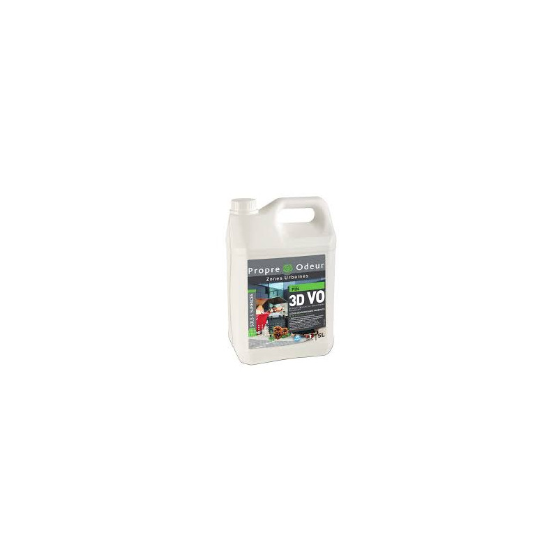 3D VO DETERGENT DESINFECTANT DESODORISANT POUBELLE PH: 11 BIDON DE 5L