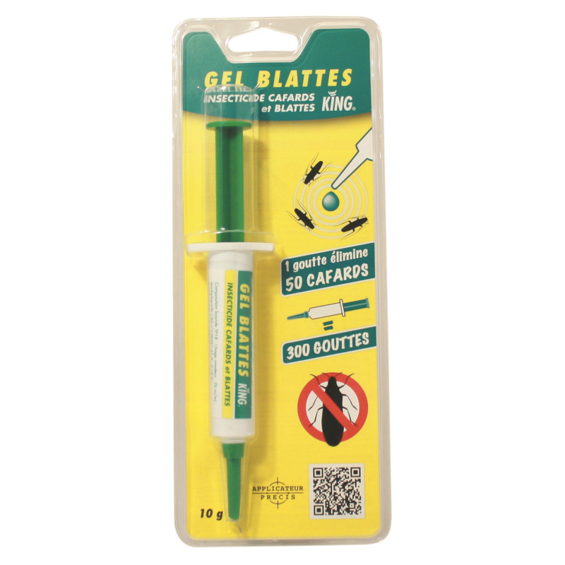 GEL APPATS ANTI BLATTES/CAFARDS EN SERINGUE SICO 10G