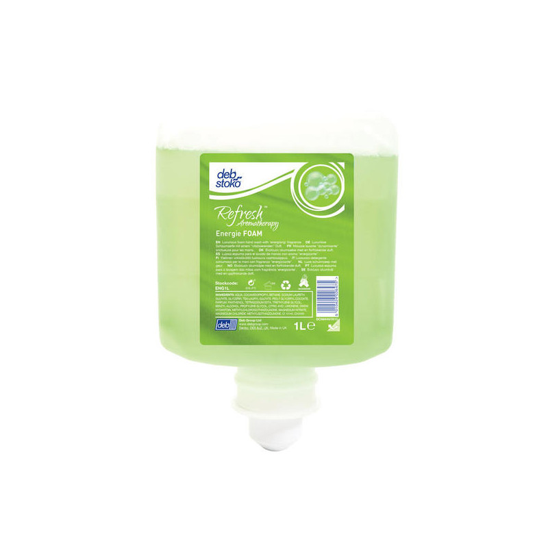 RECHARGE MOUSSE LAVANTE MAINS ENERGIE FOAM WASH DEBSTOKO UNITE DE 1L