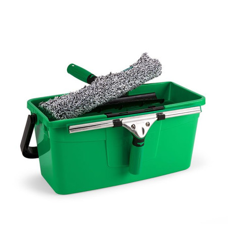 UNGER ERGOTEC ADVANCED KIT 3 EN 1 : RACLETTE + MOUILLEUR + SEAU