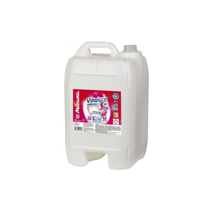 VINAIGRE MENAGER 14° DETARTRANT DETACHANT ADOUCISSANT MIEUXA 20L