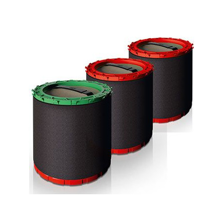 HYDROPOWER ULTRA PACK RESINE POUR EAU PURE LOT DE 2 CARTOUCHES ROUGES + 1 CARTOUCHE VERTE POUR DIUH2 ET DIUH3