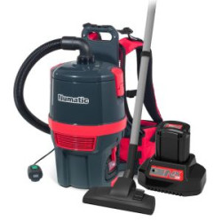 ASPIRATEUR POUSSIERE DORSAL NUMATIC RSB150 + BATTERIE + CHARGEUR