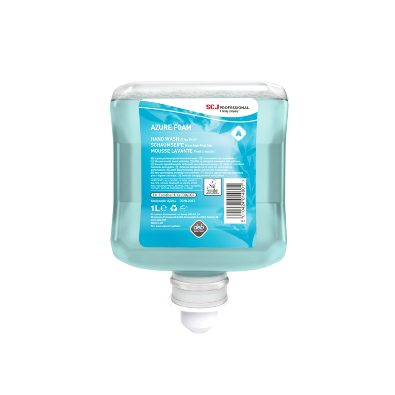 RECHARGE MOUSSE LAVANTE MAINS AZURE FOAM DEBSTOKO CARTON DE 6X1L