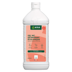 GEL WC DETARTRANT ECOLOGIQUE ECOLABEL (5326) pH2,2 FLACON DE 1 LITRE 