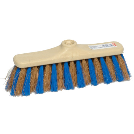 BALAI DROIT 29CM FIBRE COCO ZEBRE VERT OU BLEU (3305)