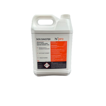 SOS SINISTER DEGRAISSANT MULTI USAGES CONTACT ALIMENTAIRE PH13 BIDON DE 5L (DG3110)