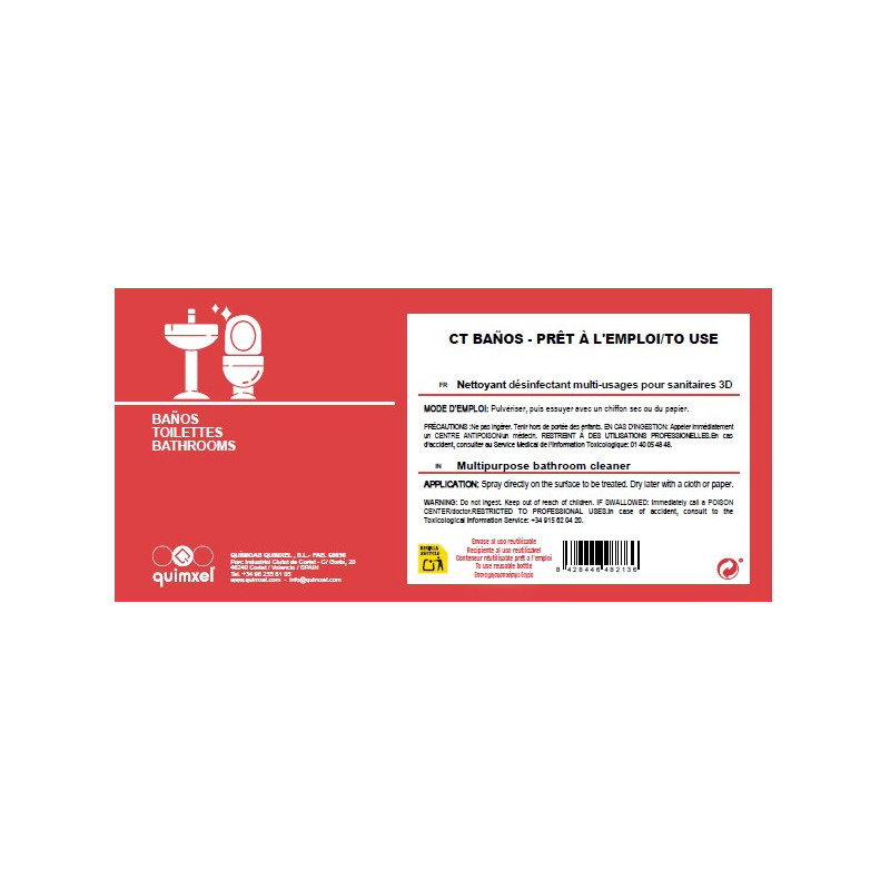ETIQUETTE CAPXEL CT BANOS 50ML 