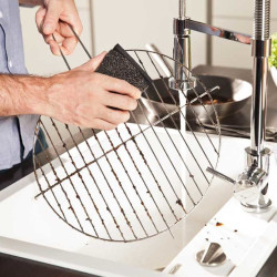 EPONGE VILEDA PAD GLITZI POWER INOX SACHET DE 2