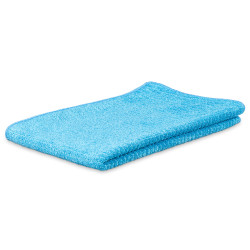 SERPILLERE MICROFIBRE DAMASSEE QUADRI BLEUE CARREE 50X60CM LOT DE 5