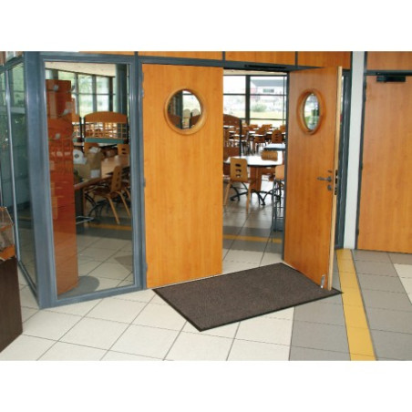 TAPIS ANTI POUSSIERE BELLAC GRIS 60X90CM POLYPROPYLENE SUR PVC EP 8MM