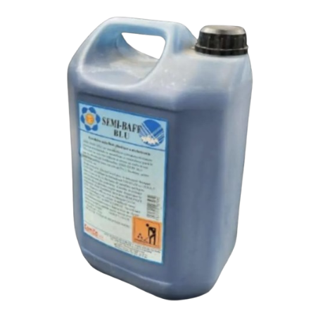 KEMIKA SEMI BAFF NOIR EMULSION METALLISEE AUTOLUSTRANTE POUR SOLS SOUPLES (CAOUTCHOUC) 5L