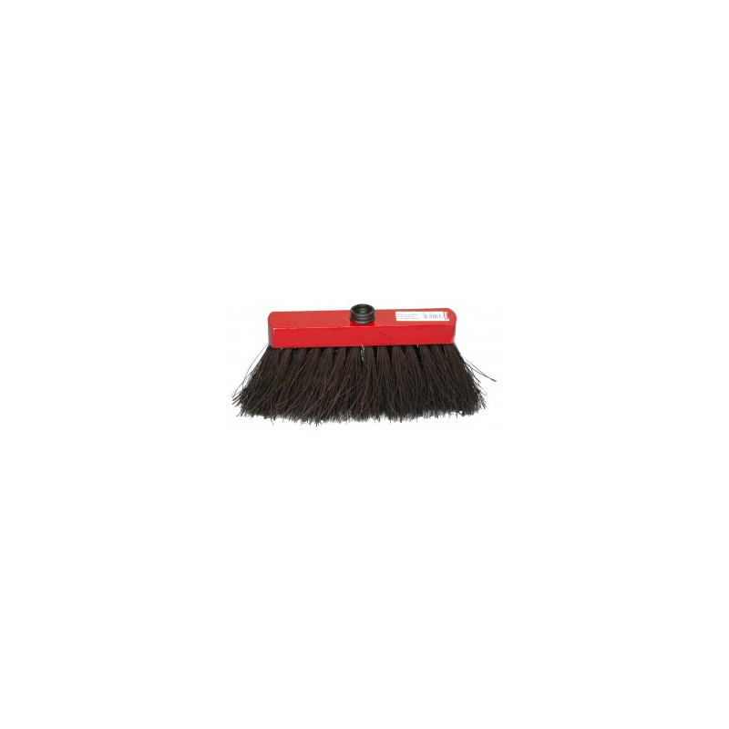 BALAI MIQUET A VIS 32CM Ø24 PIASSAVA FIBRES NATURELLES/BASSINE NOIRES EXTERIEUR (135)