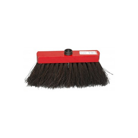 BALAI MIQUET A VIS 32CM Ø24 PIASSAVA FIBRES NATURELLES/BASSINE NOIRES EXTERIEUR (135)