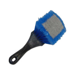 BROSSE DE LAVAGE JANTES MANCHE COURT BLEU