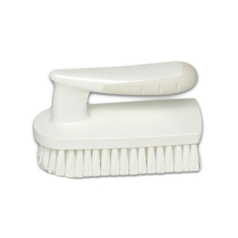 BROSSE A MAIN 15CM A POIGNEE POILS BLANCS CHR (5290) 145X60