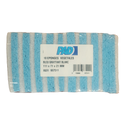 EPONGE DOUBLE FACE BLEUE PM 120X90X15 FIRST (LOT DE 10) 667512