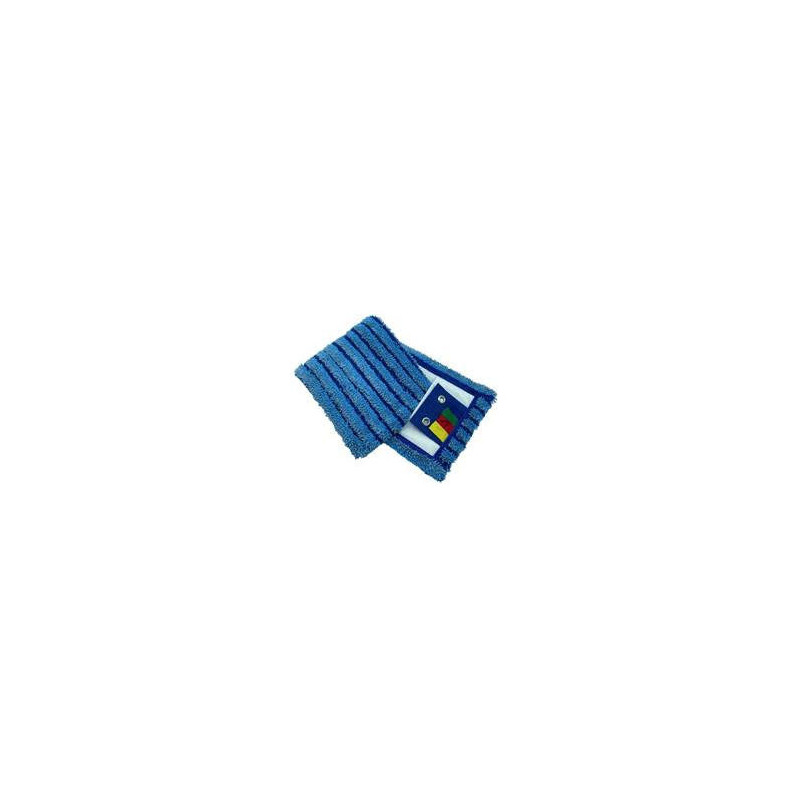 BANDEAU MICROFIBRE POCHES/LANGUETTES 2 OEILLETS AVEC BANDES ABRASIVES ULTIMA BLEU/BLEU 40CM (GOUBLE 0016416)
