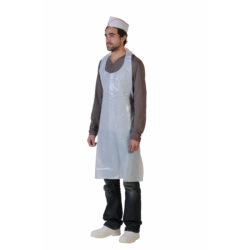 TABLIER UU BLANC PE HD 70X120CM SACHET DE 100 (0710809)