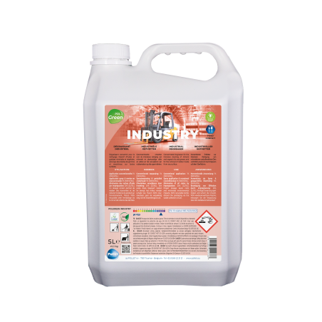 POLLET POLGREEN INDUSTRY DEGRAISSANT INDUSTRIEL ECOLABEL CONCENTRE 5L