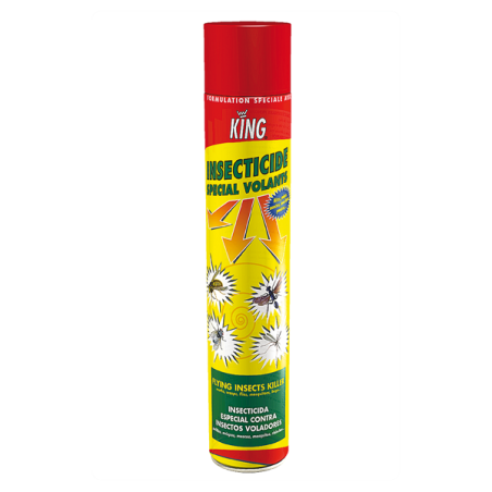 INSECTICIDE VOLANTS (MITES/GUEPES/MOUCHES/MOUSTIQUES) KING AER 750ML