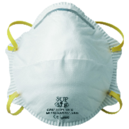 MASQUE FFP1 NR D SL COQUE ANTI POUSSIERES BOITE DE 20 PIECES