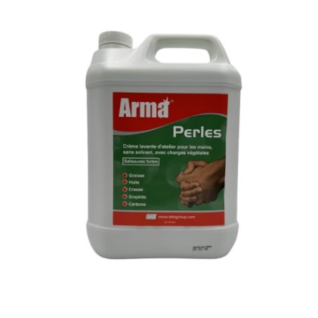ARMA PERLES CREME LAVANTE ATELIER SANS SOLVANT AVEC CHARGES VEGETALES BIDON DE 5L AR