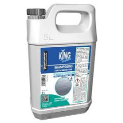 DETERGENT SHAMPOING MOQUETTE NON MOUSSANT POUR INJECTION-EXTRACTION KING BIDON DE 5L - AR