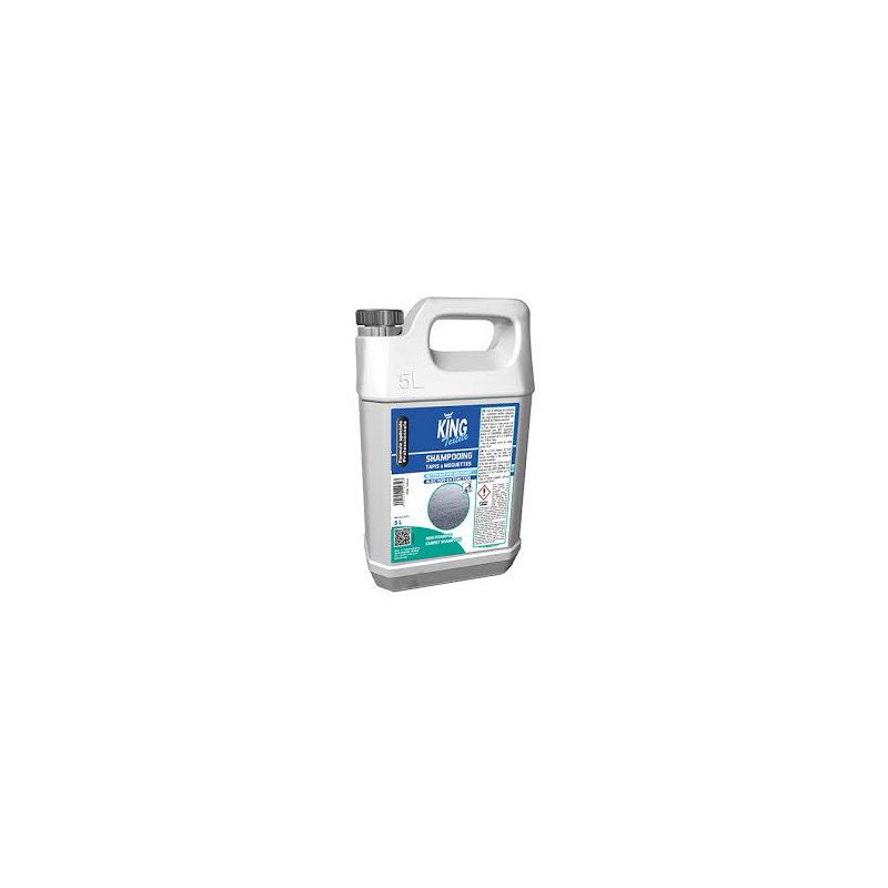 DETERGENT SHAMPOING MOQUETTE NON MOUSSANT POUR INJECTION-EXTRACTION KING BIDON DE 5L - AR