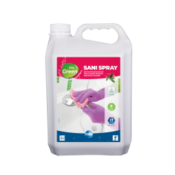 POLLET POLGREEN SANI SPRAY DETARTRANT PUISSANT MOUSSANT SANITAIRE PAE ECOLABEL 5L