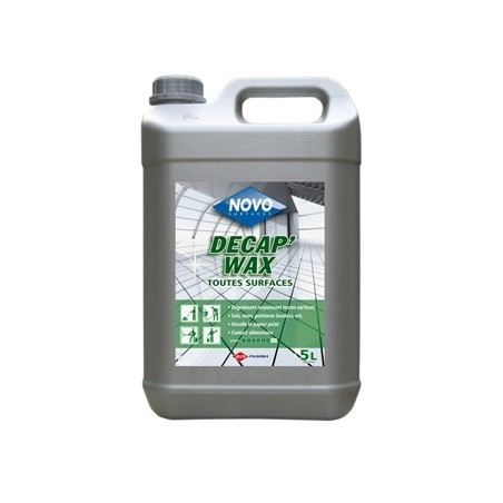 NOVO DECAP'WAX NETTOYANT DEGRAISSANT TOUTES SURFACES 5L