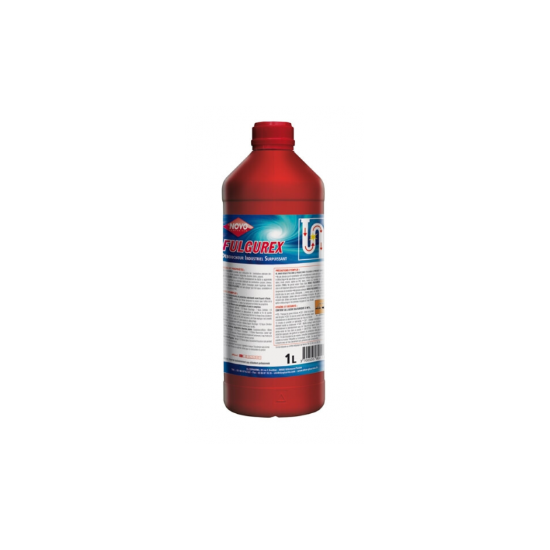 NOVO FULGUREX ACIDE SULFURIQUE POUR DEBOUCHER LES CANALISATIONS PH PUR :  1 (DEBBOU0001A) FLACON DE 1L