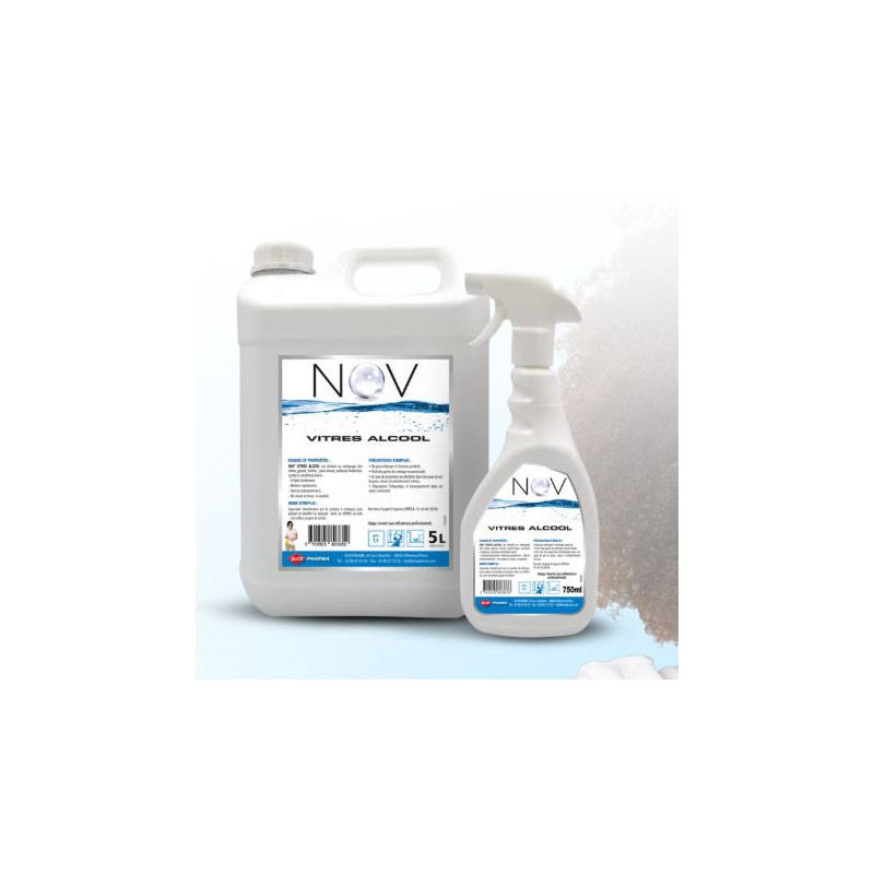 NOV VITRES ALCOOL NETTOYANT VITRES ALCOOLISE PISTOLET 750ML