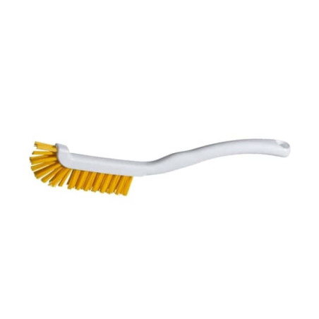 BROSSE A RAINURE PLATE ALIMENTAIRE FIBRE JAUNE (83924)
