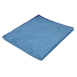 SERPILLERE MICROFIBRE PREMIUM BLEUE CARREE 300G/M² 50X60CM LOT DE 5