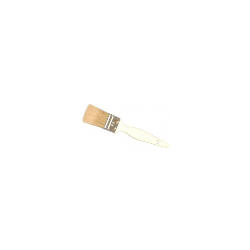 PINCEAU SOIE 30MM MANCHE BOIS (30E)
