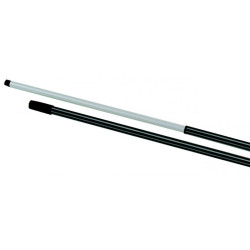 PERCHE TELESCOPIQUE 2 X 150CM ACIER A VISSER (2007) RAYE BLANC BLEU
