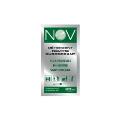 NOV 2D DETERGENT SURODORANT NON MOUSSANT PH: 7,5 PARFUM PAMPLEMOUSSE DOSETTES DE 20ML-CARTON DE 250