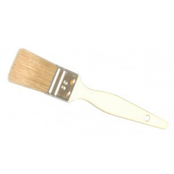 PINCEAU SOIE 30MM MANCHE BOIS (30E)