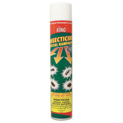 INSECTICIDE RAMPANTS(CAFARDS/BLATTES/FOURMIS/ARAIGN) KING AER 750ML