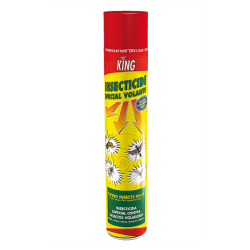 INSECTICIDE VOLANTS (MITES/GUEPES/MOUCHES/MOUSTIQUES) KING AER 750ML