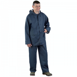 ENSEMBLE DE PLUIE POLYESTER 170G NAVY BLEU